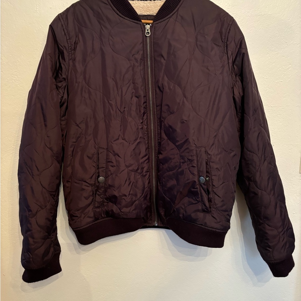 Stylish Quilted Bomber Jacket